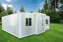 Load image into Gallery viewer, 20 ft. x 19 ft. x 8 ft. Expandable Metal Storage Shed with Floor and Lockable Door and Windows (380 sq. ft.) 60 Days Lead Time
