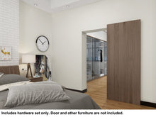 Load image into Gallery viewer, 39 in. Soft Close and Open Interior Hidden Track Sliding Barn Door Hardware Set

