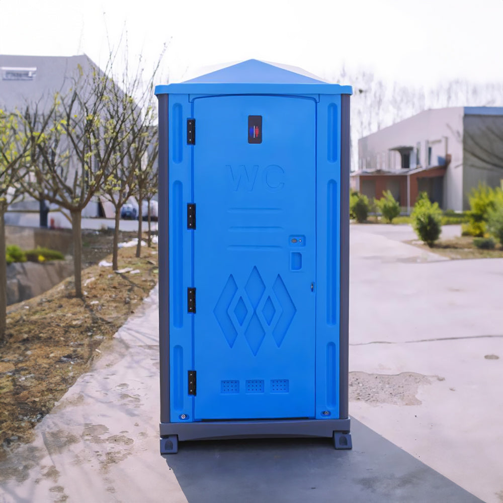Portable Single Stall PE Restroom Sink Flushing Toilet with Holding Tank Event Festival Camping