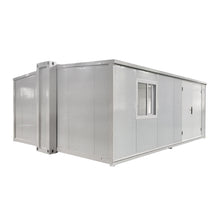 Load image into Gallery viewer, 20 ft. x 16 ft. x 8 ft. Expandable Metal Storage Shed with Lockable Door and Windows (320 sq. ft.)
