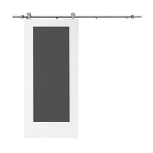 Load image into Gallery viewer, Chalkboard Series Black Stained Composite MDF 1 Panel Interior Sliding Barn Door Slab

