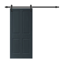 Load image into Gallery viewer, Composite MDF 4 Panel Interior Sliding Barn Door with Hardware Kit
