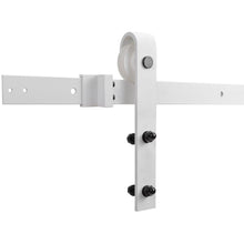 Load image into Gallery viewer, Classic Bent Strap Sliding Barn Door Track and Hardware
