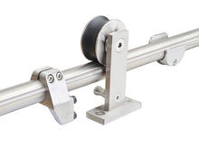 Load image into Gallery viewer, 60 in. Stainless Steel Sliding Door Hardware Set
