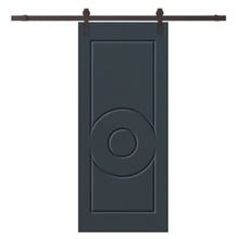 Load image into Gallery viewer, Ball Pattern Composite MDF Sliding Barn Door with Hardware Kit
