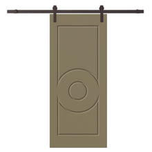 Load image into Gallery viewer, Ball Pattern Composite MDF Sliding Barn Door with Hardware Kit

