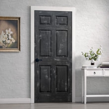 Load image into Gallery viewer, Vintage Stained Composite MDF 6-Panel Interior Door Slab

