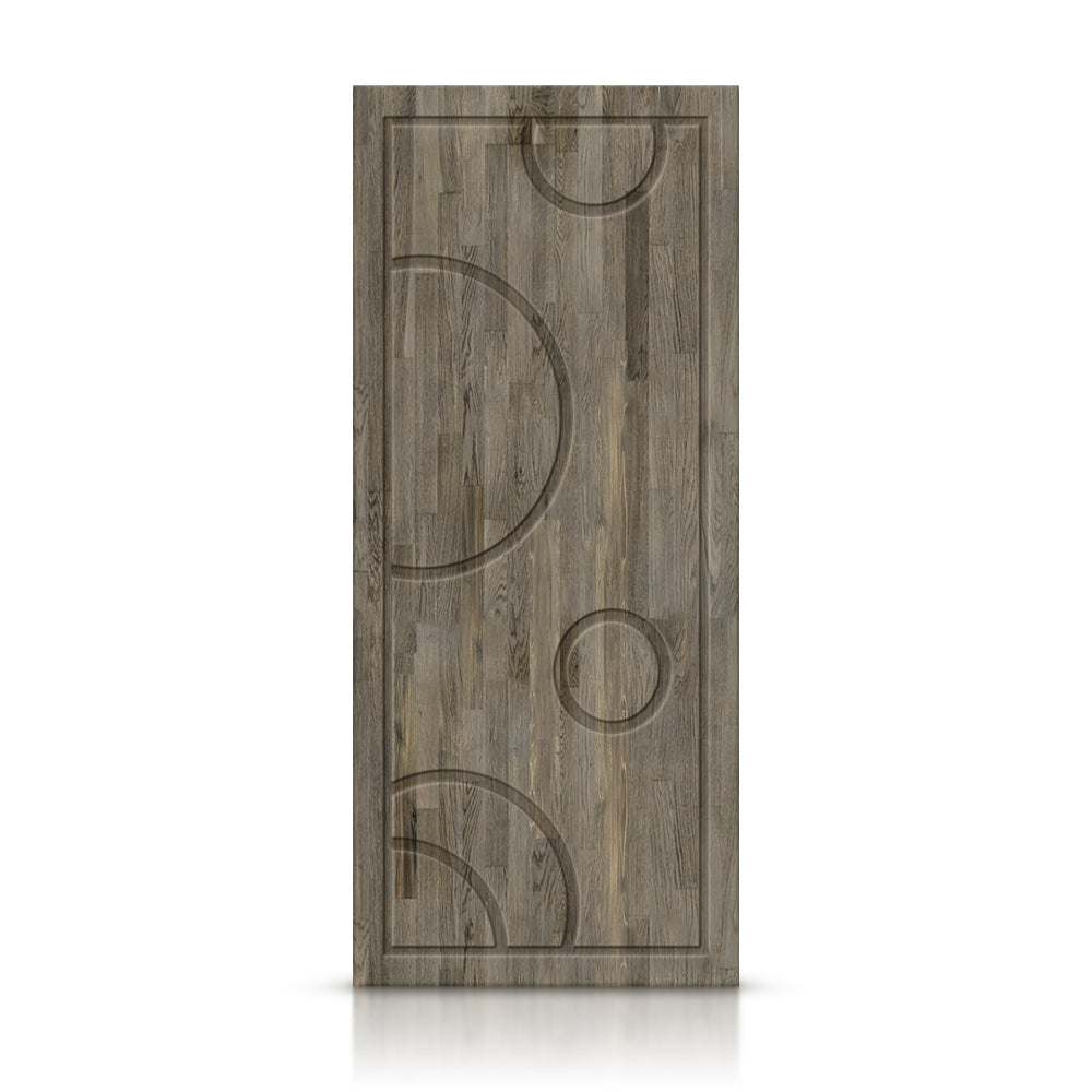 Bubble Pattern Hollow Core Solid Wood Door Slab for Pocket Door