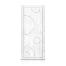 Load image into Gallery viewer, Bubble Pattern Hollow Core Solid Wood Door Slab for Pocket Door
