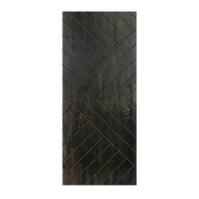Load image into Gallery viewer, Chevron Arrow Pattern Hollow Core Solid Wood Door Slab for Pocket Door
