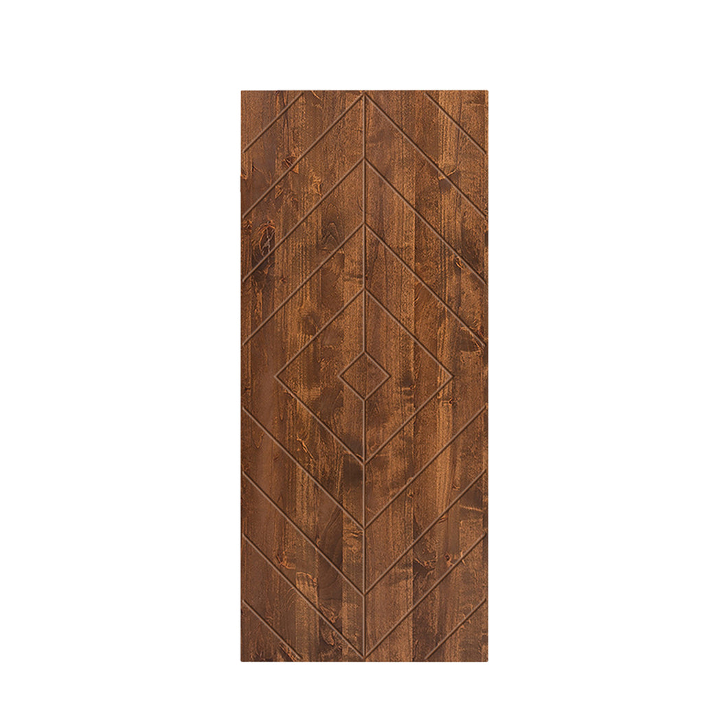 Diamond Pattern Hollow Core Solid Wood Interior Door Slab