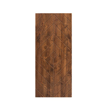 Load image into Gallery viewer, Diamond Pattern Hollow Core Solid Wood Door Slab for Pocket Door
