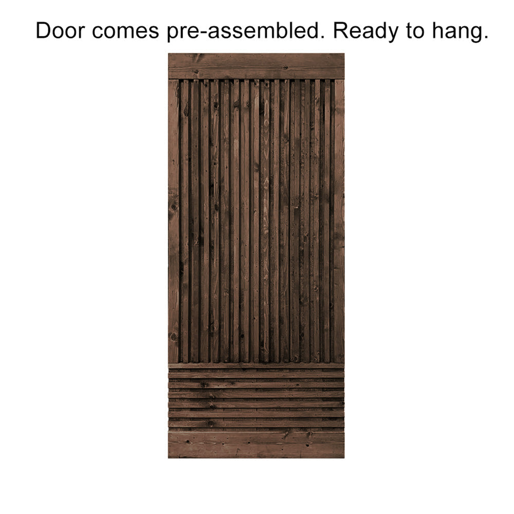 Japanese Series Pre Assemble Stained Wood Interior Sliding