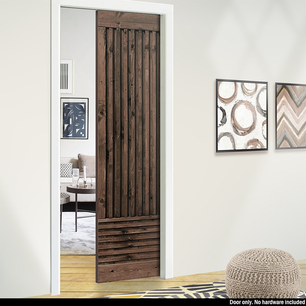 Modern Wood Slat Sliding Door, Asian Style Wood Slat Door