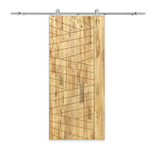 Load image into Gallery viewer, Solid Wood Modern Interior Sliding Barn Door with Hardware Kit
