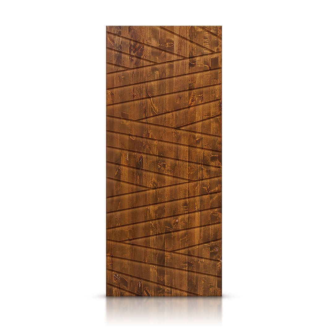 Flag Pattern Hollow Core Solid Wood Door Slab for Pocket Door
