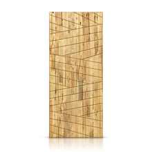Load image into Gallery viewer, Flag Pattern Hollow Core Solid Wood Door Slab for Pocket Door
