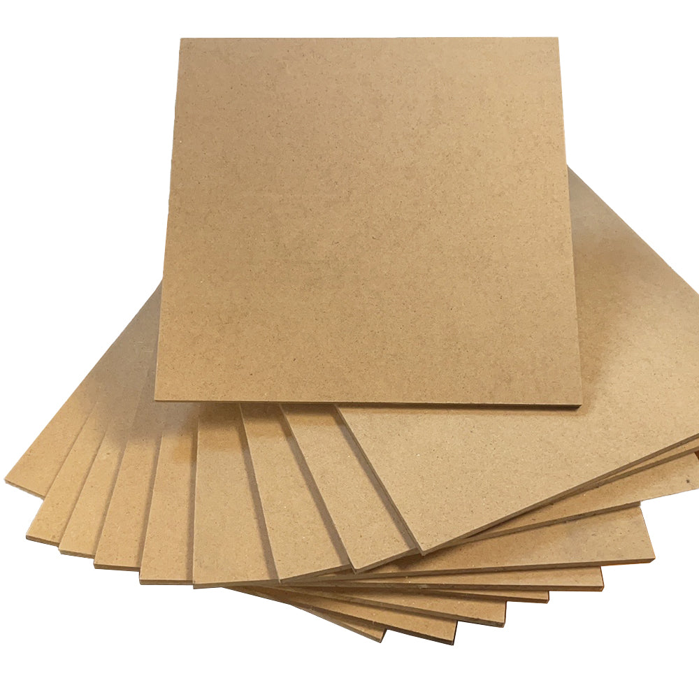 Pre-Cut MDF Wood Board 1/4 Inches 6mm Thick Wooden Boards for