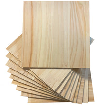 Load image into Gallery viewer, Pre-Cut Wood Board 1/4 Inches 6mm Thick Pine Wooden Boards for Carpenty Interior Design Hobby Crafts and More with Smooth Unfinished Sides
