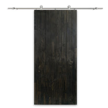 Load image into Gallery viewer, Paneled Solid Pine Wood Interior Sliding Barn Door with Hardware Kit
