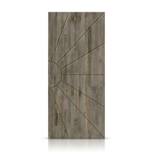 Load image into Gallery viewer, Sun Pattern Hollow Core Solid Wood Door Slab for Pocket Door

